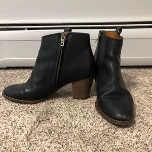 Madewell black booties.